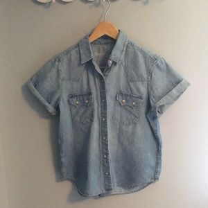 2 for $25 Gap western style denim shirt